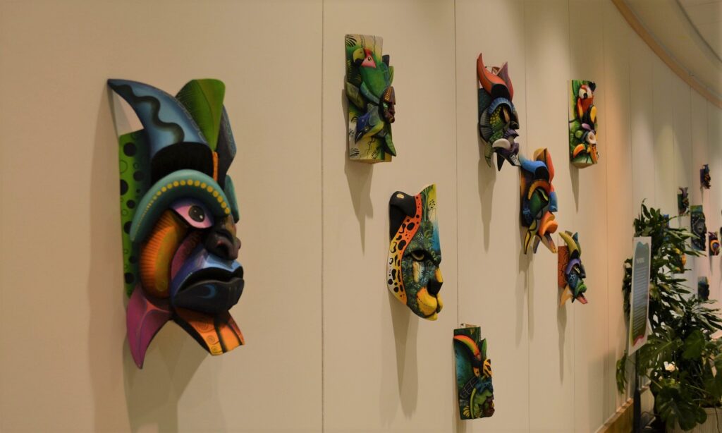 Boruca Masks now in Eppig Gallery