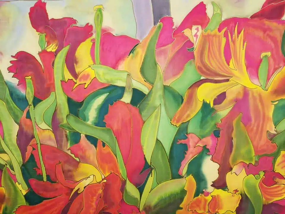 Hand Painting on Silk