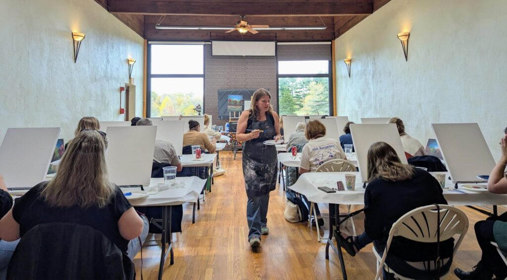 Art with Heart: Fall Nature Paint & Snack