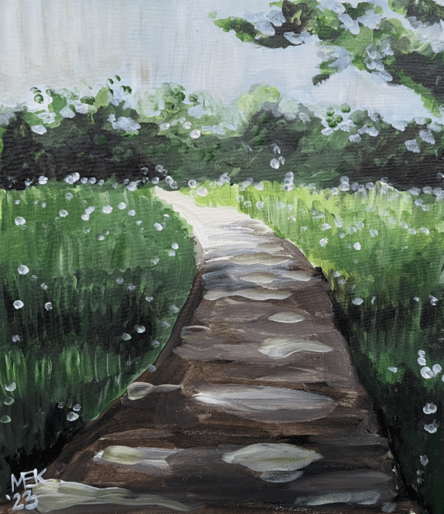 Art with Heart: Spring Nature Paint & Sip