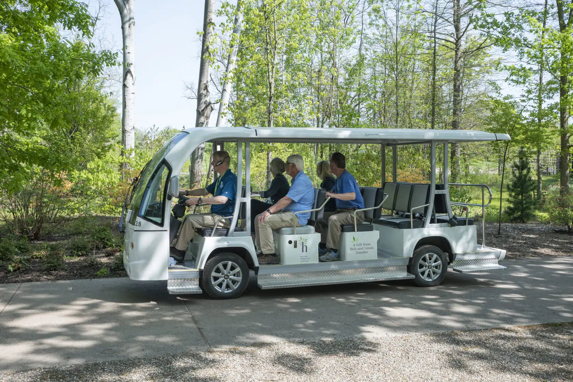 Tram at Holden Arboretum