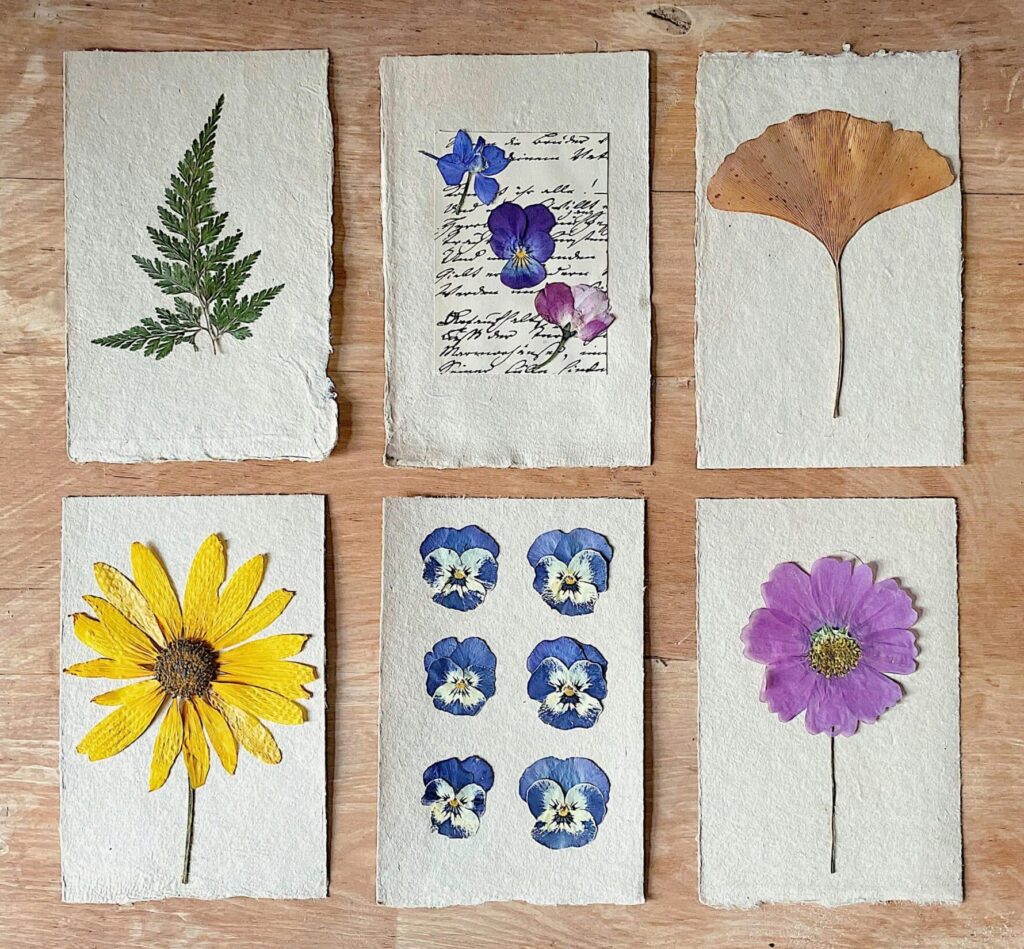 Pressed Flower Crafts with the Western Reserve Herb Society